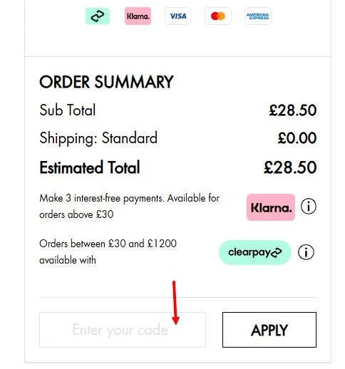“How to apply a Origins promo code”